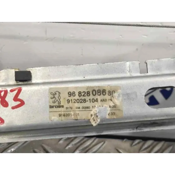 Elevalunas Trasero Derecho para Peugeot 3008
