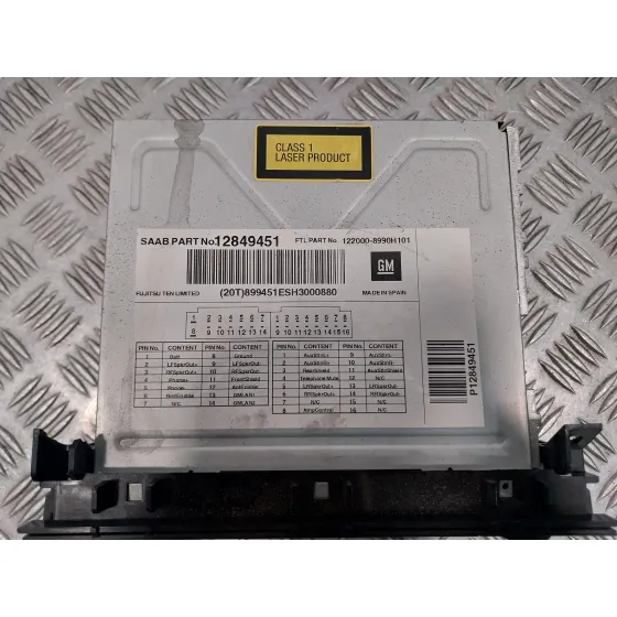 Sistema Audio / Radio Cd para Saab 9-3 Sport Hatch