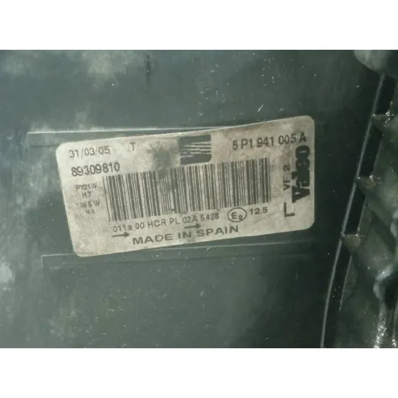 Faro Izquierdo para Seat Toledo (5P2)