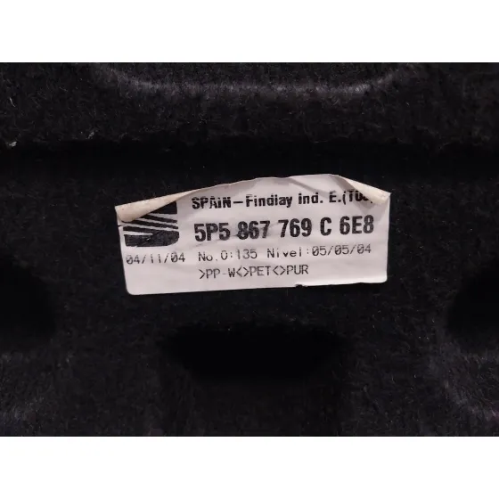 Bandeja Trasera para Seat Toledo (5P2)