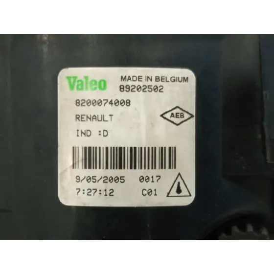 Faro Antiniebla Izquierdo para Renault Megane Ii Coupe/Cabrio