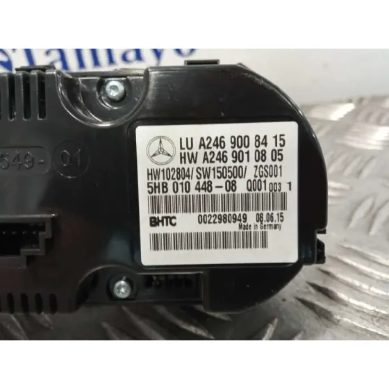 Mando Calefaccion / Aire Acondicionado para Mercedes-Benz Clase Gla (W156)