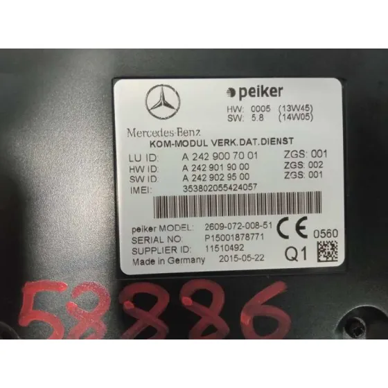 Modulo Electronico para Mercedes-Benz Clase Gla (W156)