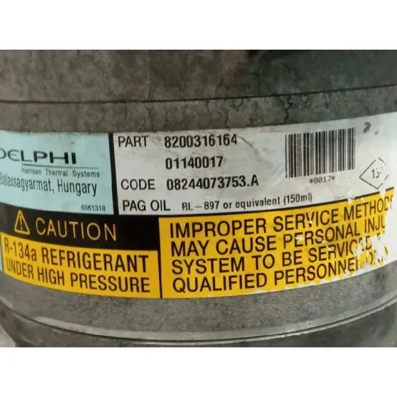 Compresor Aire Acondicionado para Renault Megane Ii Berlina 5P