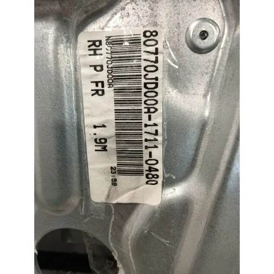 Elevalunas Delantero Derecho para Nissan Qashqai (J10)