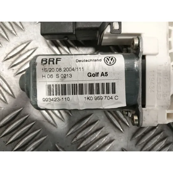 Elevalunas Trasero Derecho para Volkswagen Golf V Berlina (1K1)