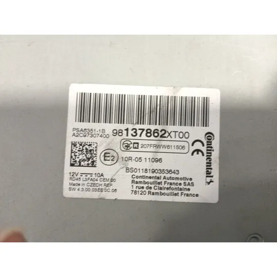 Sistema Audio / Radio Cd para Citroën Berlingo