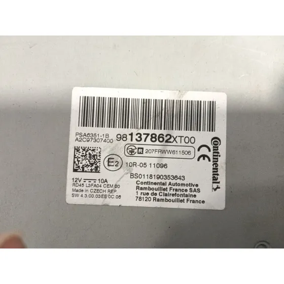 Sistema Audio / Radio Cd para Citroën Berlingo