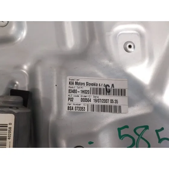 Elevalunas Trasero Derecho para Kia Cee'd
