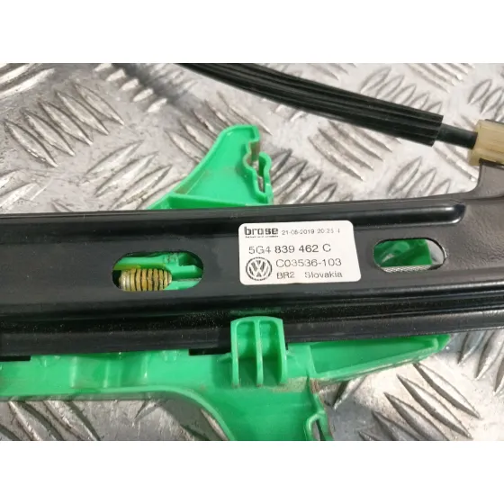 Elevalunas Trasero Derecho para Volkswagen Golf Vii Variant (Ba5, Bv5)