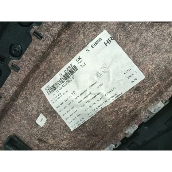 Guarnecido Puerta Trasera Derecha para Volkswagen Golf Vii Lim.