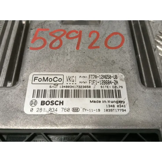 Centralita Motor Uce para Ford Transit Courier