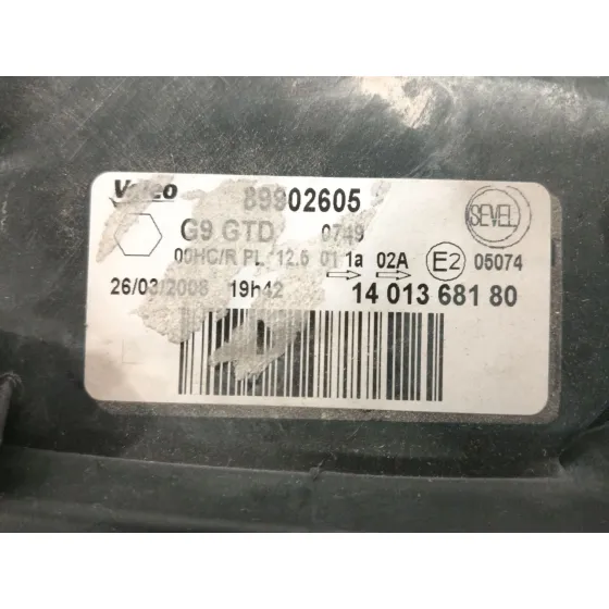Faro Izquierdo para Peugeot Expert Tepee (Vf3X_)