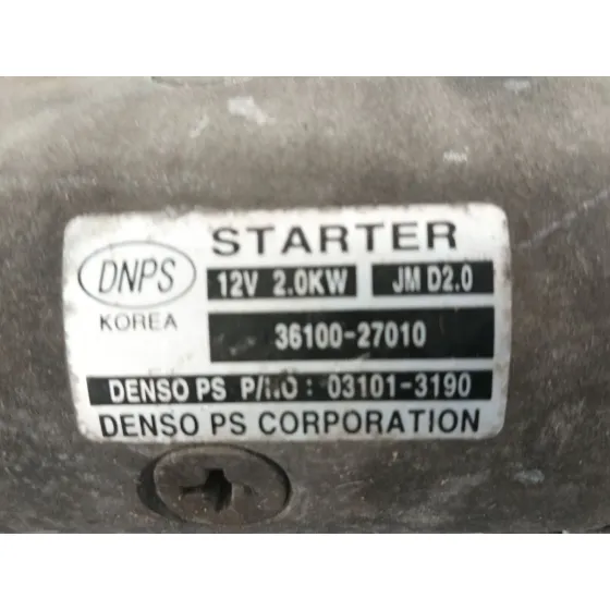 Motor Arranque para Kia Sportage Ii (Je_, Km_)