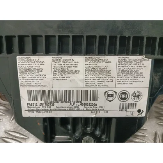 Airbag Delantero Derecho para Fiat 500 (312_)