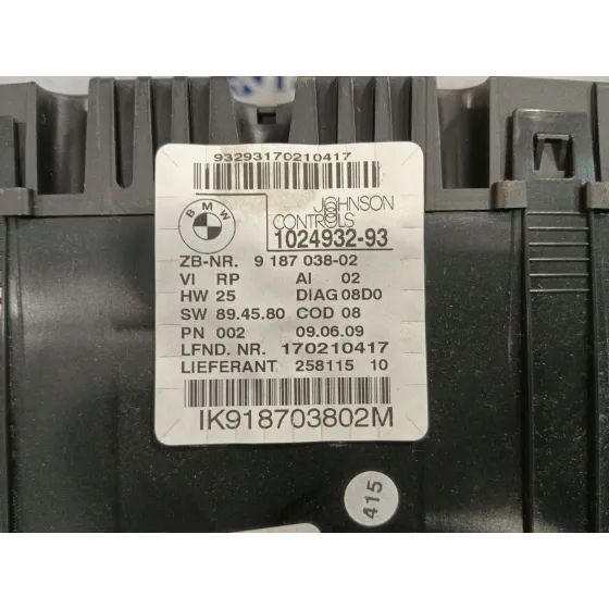 Cuadro Instrumentos para Bmw Serie 1 Berlina (E81/E87)