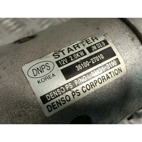 Motor Arranque para Kia Sportage