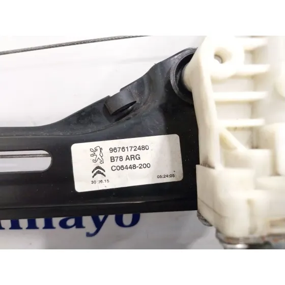 Elevalunas Trasero Izquierdo para Citroën C4 Grand Picasso Ii (Da_, De_)