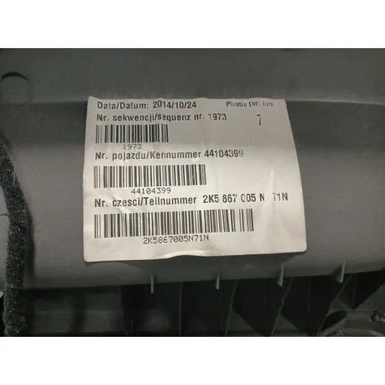 Guarnecido Puerta Delantera Izquierda para Volkswagen Caddy Iii Furgoneta/Monovolumen (2Ka, 2Kh, 2Ca, 2Ch)