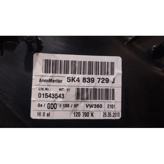 Elevalunas Trasero Izquierdo para Volkswagen Golf Vi (5K1)