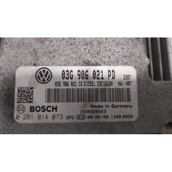 Centralita Motor Uce para Volkswagen Caddy Iii Monospace (2Kb, 2Kj, 2Cb, 2Cj)