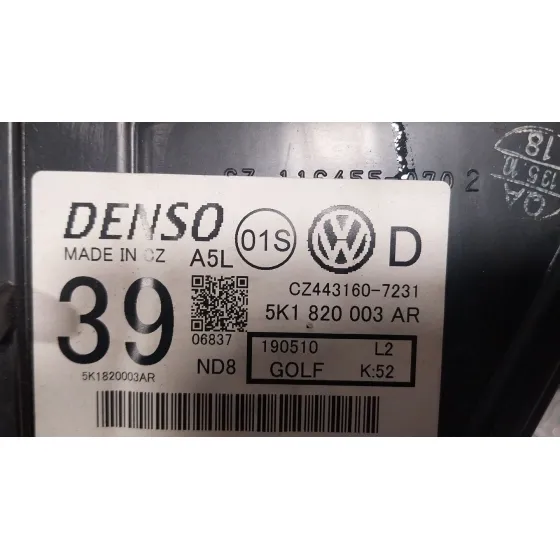 Calefaccion Entera Normal para Volkswagen Golf Vi (5K1)