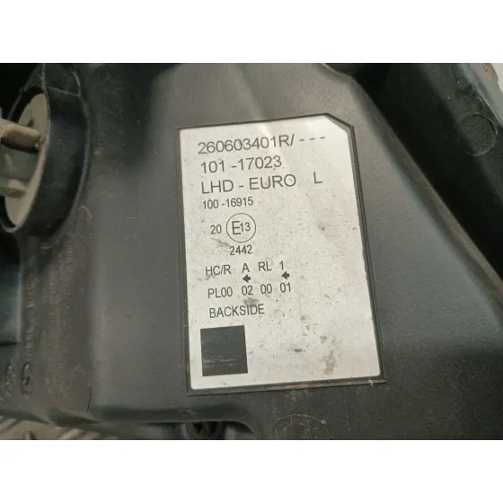 Faro Izquierdo para Renault Kangoo Express (Fw0/1_)