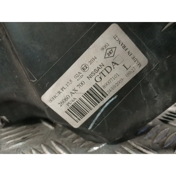 Faro Izquierdo para Nissan Micra Iii (K12)
