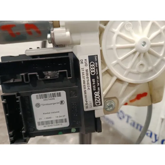 Elevalunas Trasero Derecho para Audi A3 (8P1)