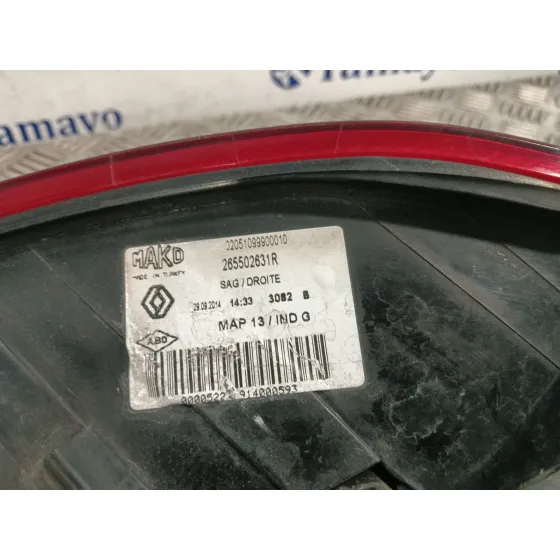 Piloto Trasero Derecho para Renault Clio Iv (Bh_)