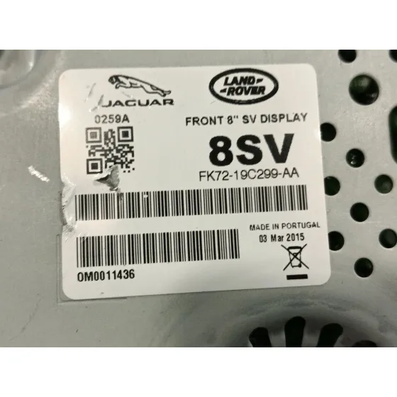 Pantalla Multifuncion para Jaguar Xe (X760)