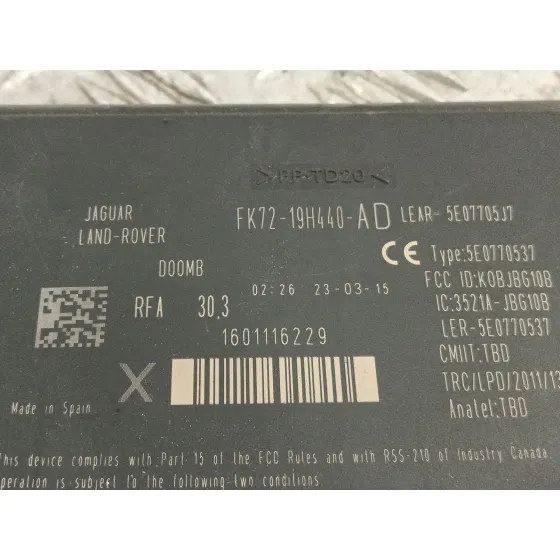 Modulo Electronico para Jaguar Xe (X760)