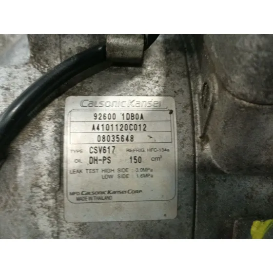 Compresor Aire Acondicionado para Nissan Qashqai I (J10, Nj10)
