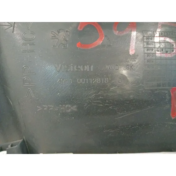 Guarnecido Puerta Delantera Derecha para Peugeot 208 I (Ca_, Cc_)