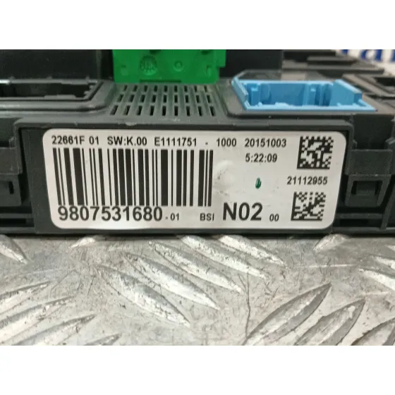 Caja Reles / Fusibles para Peugeot 208 I (Ca_, Cc_)