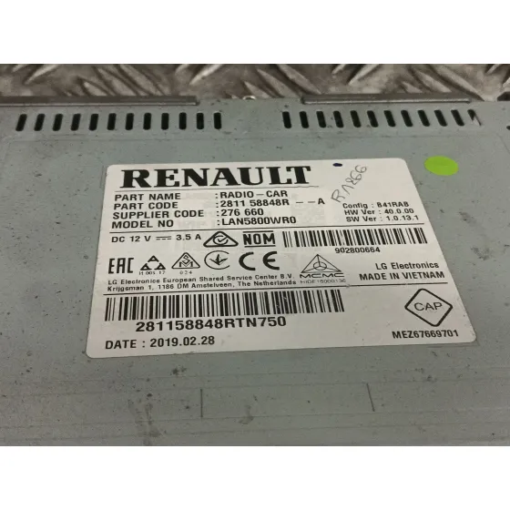 Sistema Audio / Radio Cd para Dacia Sandero