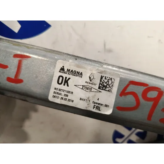 Elevalunas Trasero Izquierdo para Dacia Sandero