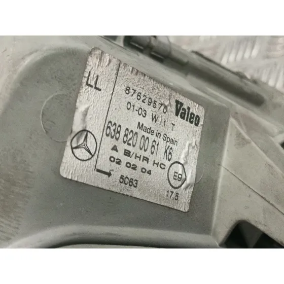 Faro Izquierdo para Mercedes-Benz Vito (W638) Caja Cerrada