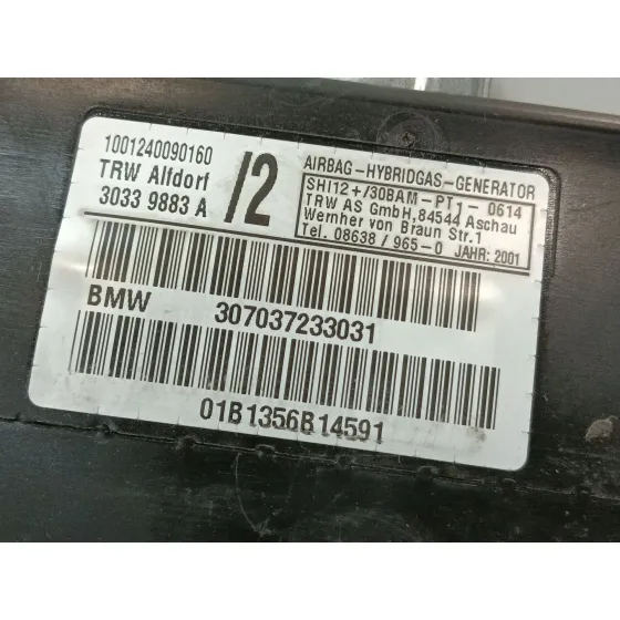 Airbag Lateral Izquierdo para Bmw Serie 3 Coupe (E46)