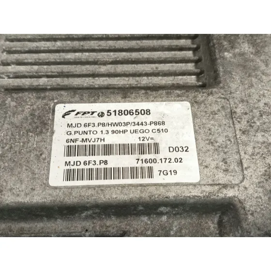 Centralita Motor Uce para Fiat Grande Punto (199_)