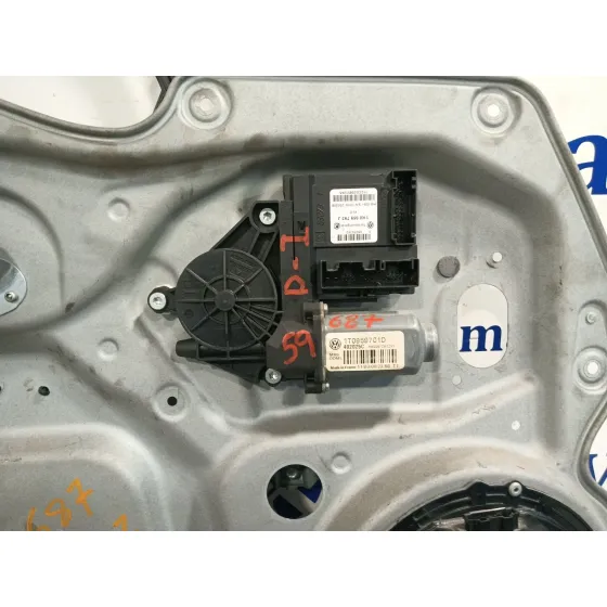 Elevalunas Delantero Izquierdo para Volkswagen Caddy Iii Monospace (2Kb, 2Kj, 2Cb, 2Cj)