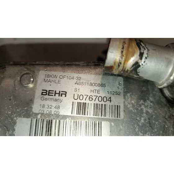 Enfriador Aceite Motor para Mercedes-Benz Sprinter 5-T Caja/Chasis (B906)