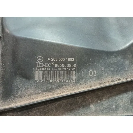 Electroventilador para Mercedes-Benz Clase C (W203)