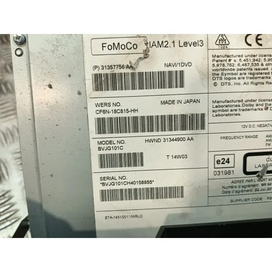 Sistema Audio / Radio Cd para Land Rover Discovery Iv (L319)