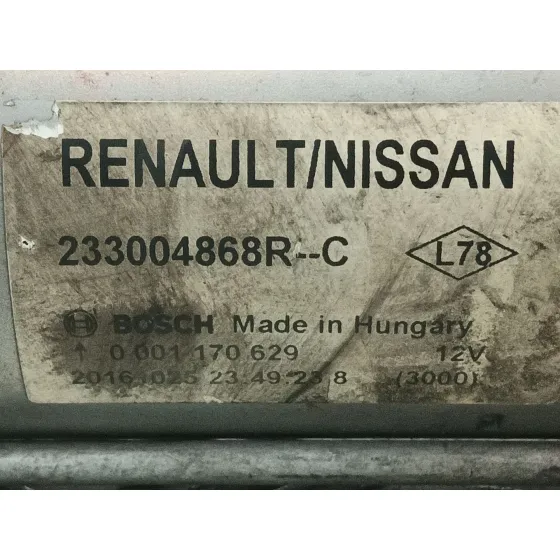 Motor Arranque para Renault Scenic Iv (J9_)
