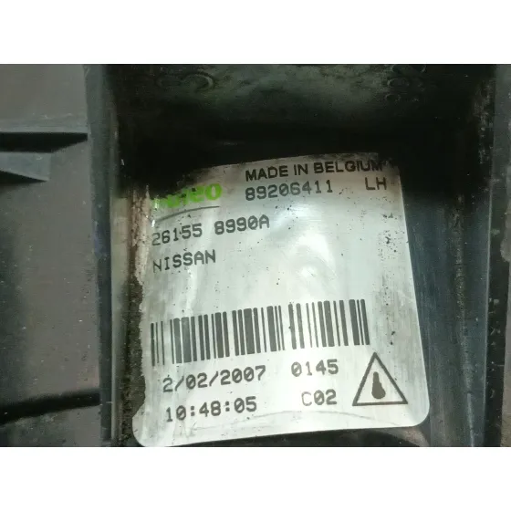 Faro Antiniebla Izquierdo para Nissan Qashqai I (J10, Nj10)