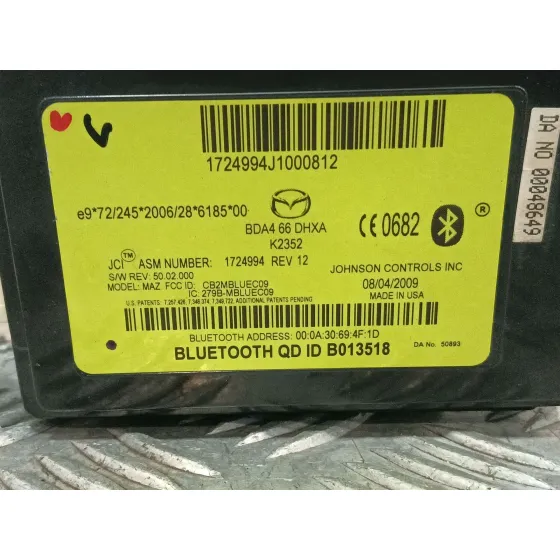 Modulo Electronico para Mazda 3 Lim. (Bl)