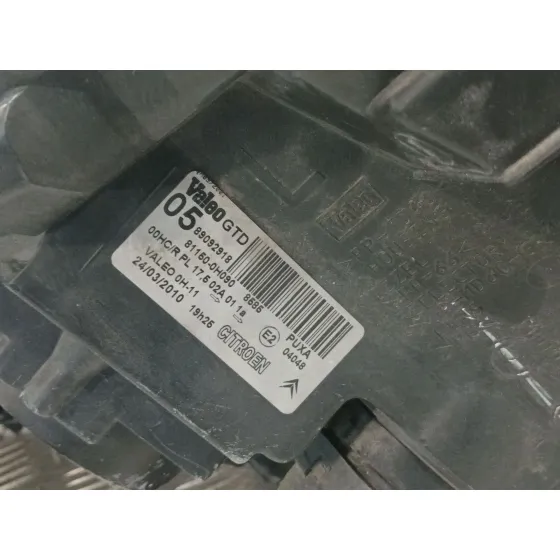 Faro Izquierdo para Citroën C1 (Pm_, Pn_)
