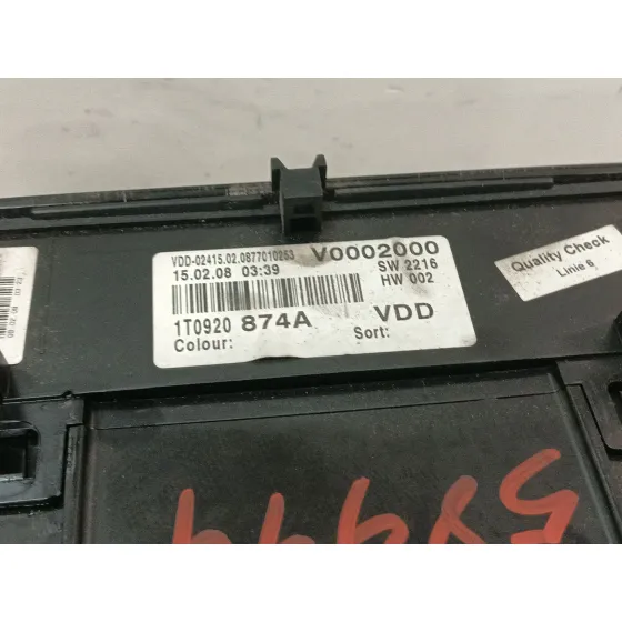 Cuadro Instrumentos para Volkswagen Touran (1T2)