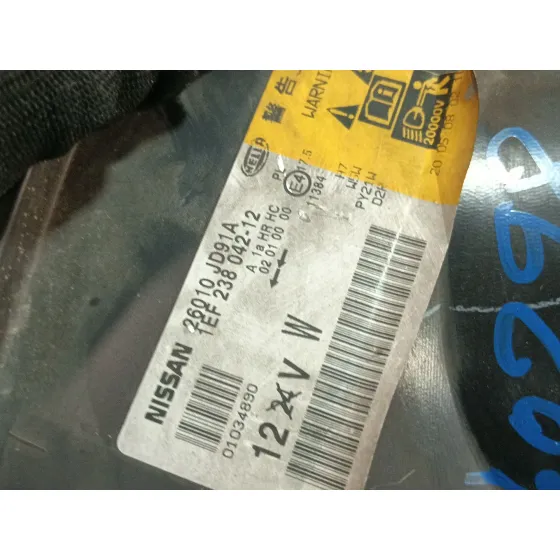 Faro Derecho para Nissan Qashqai I (J10, Nj10)